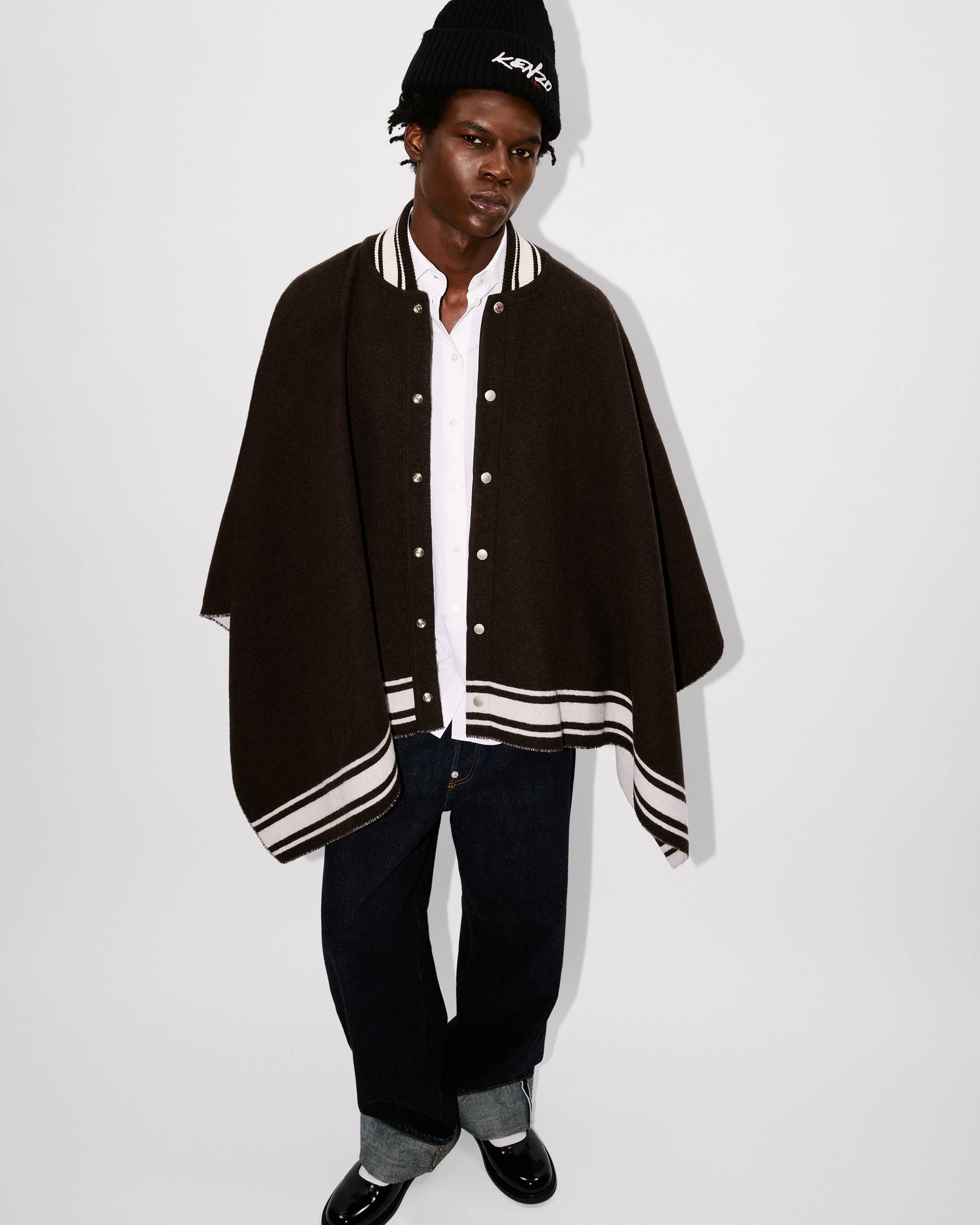 Kenzo x Futura 2000' ウール ポンチョ