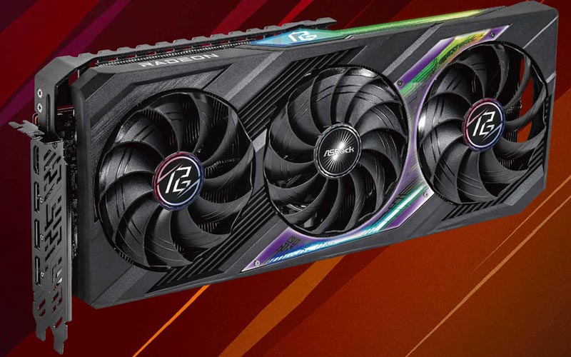 ASRock AMD Radeon RX 7800 XT Phantom Gaming 16GB OC - Graphics