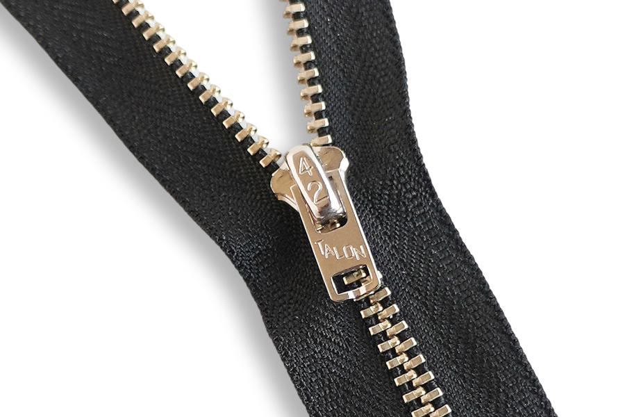 タロンジッパー 4.2号（金具：ニッケル）15 cm | レザークラフト