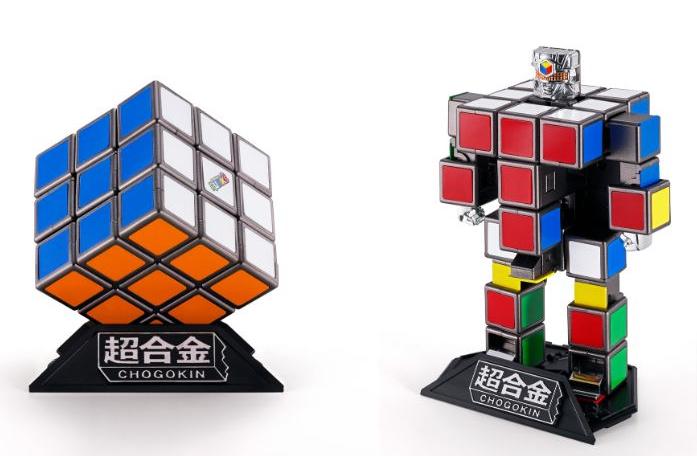 懐かしさ爆発。人型ロボに変形する超合金 ルービックキューブ