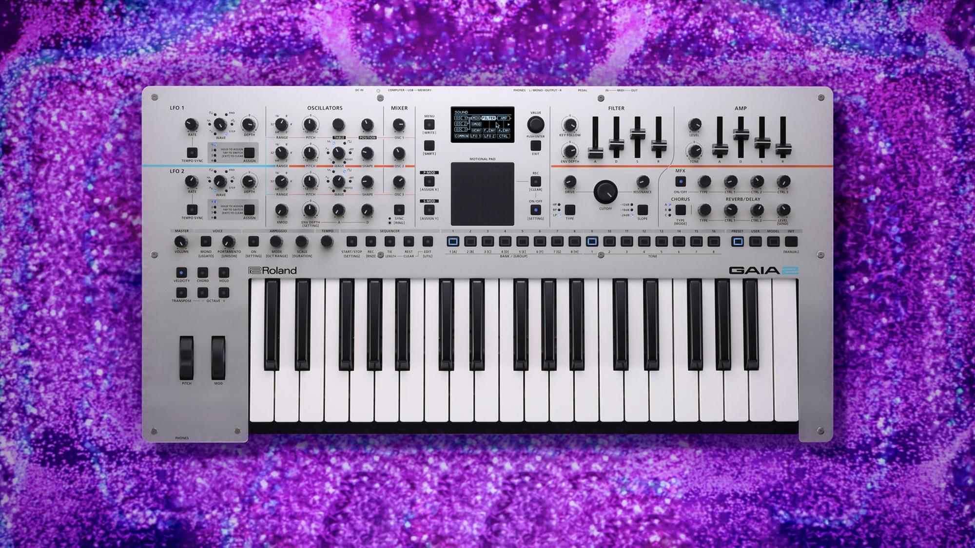 初心者も上級者もバッチコイ。ローランドから万能シンセ｢GAIA 2｣登場