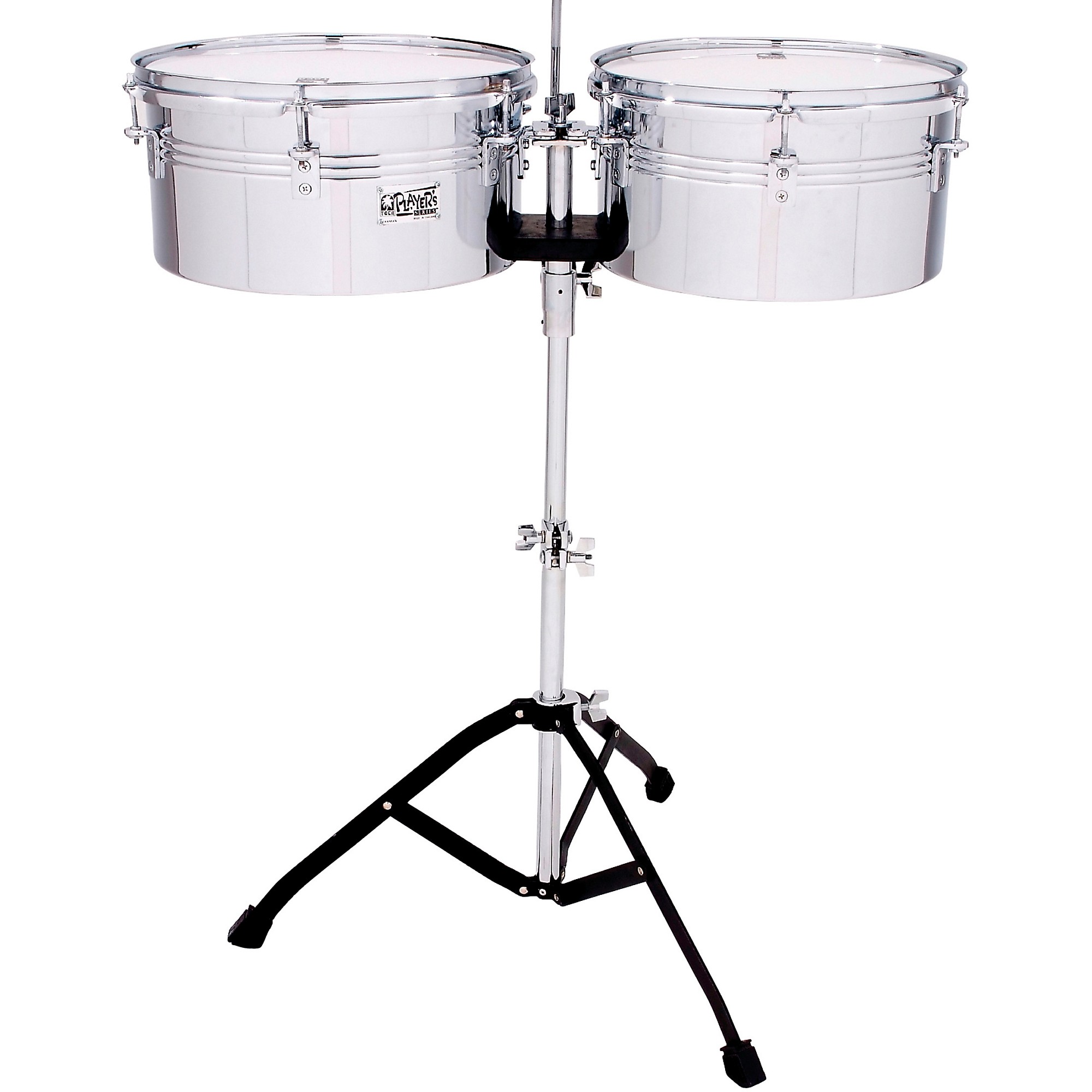 Toca Players Series Timbale Set with 13 and 14 in. steel drums and