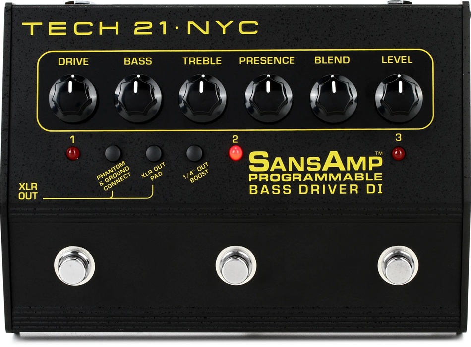 Tech 21 SansAmp Programmable Bass Driver Preamp & Drive Fiyatı