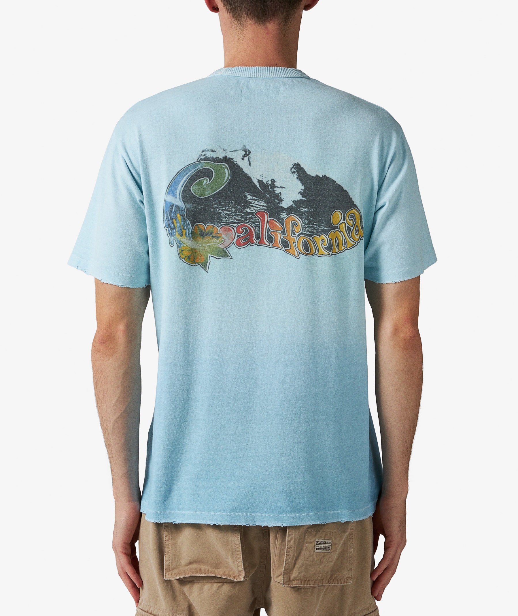 ERL California Wave T-Shirt in Pastel Blue | SVD USA