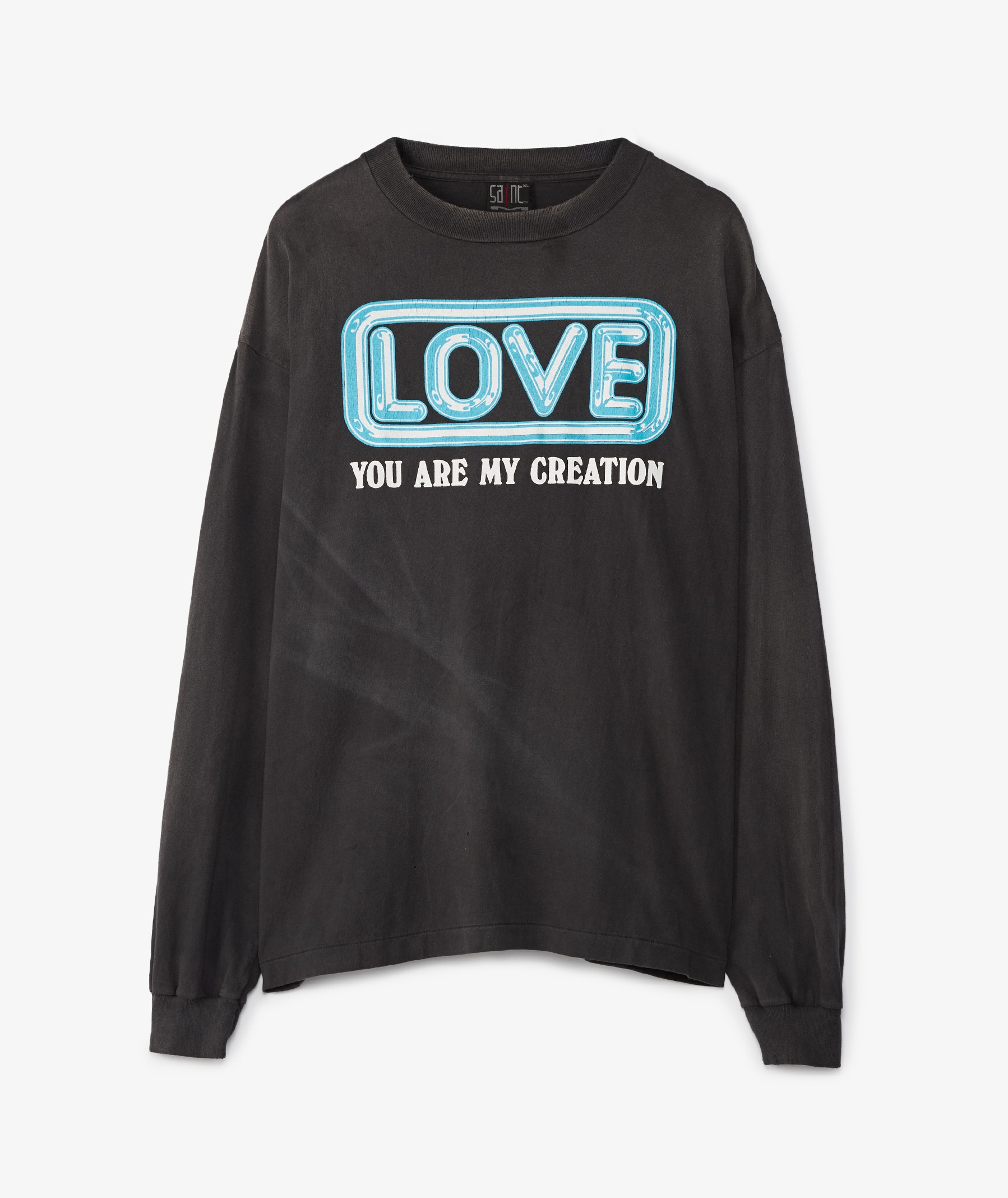 SAINT Mxxxxxx Love Long Sleeve T-Shirt in Dark Gray | SVD USA