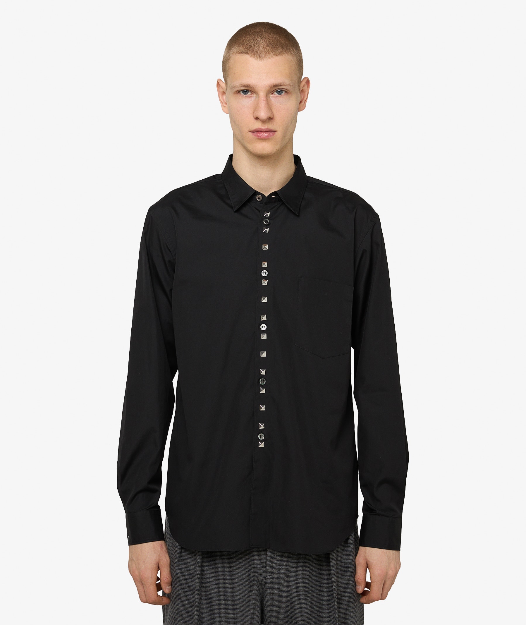 Comme des Garçons Black Button Up Shirt | Men & Women | SVD USA