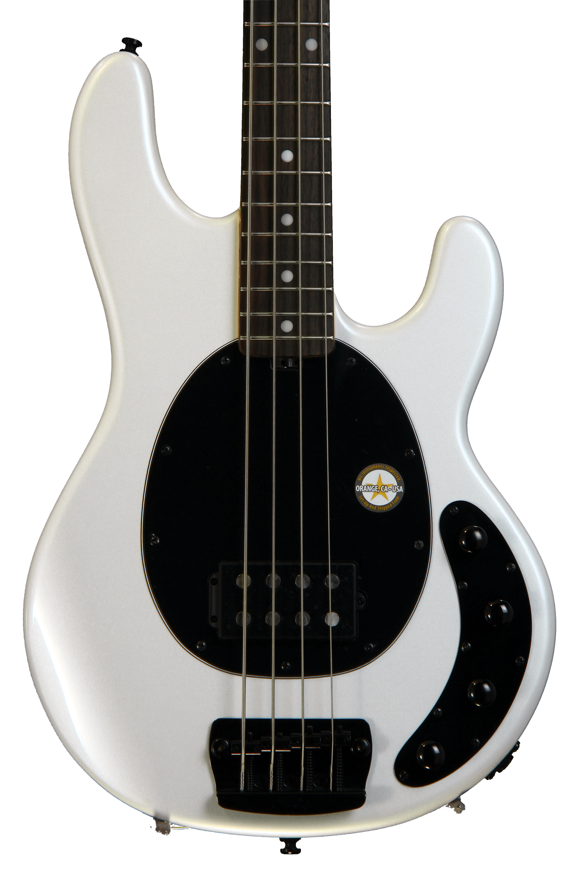 Sterling By Music Man Ray34 - Pearl White | Sweetwater