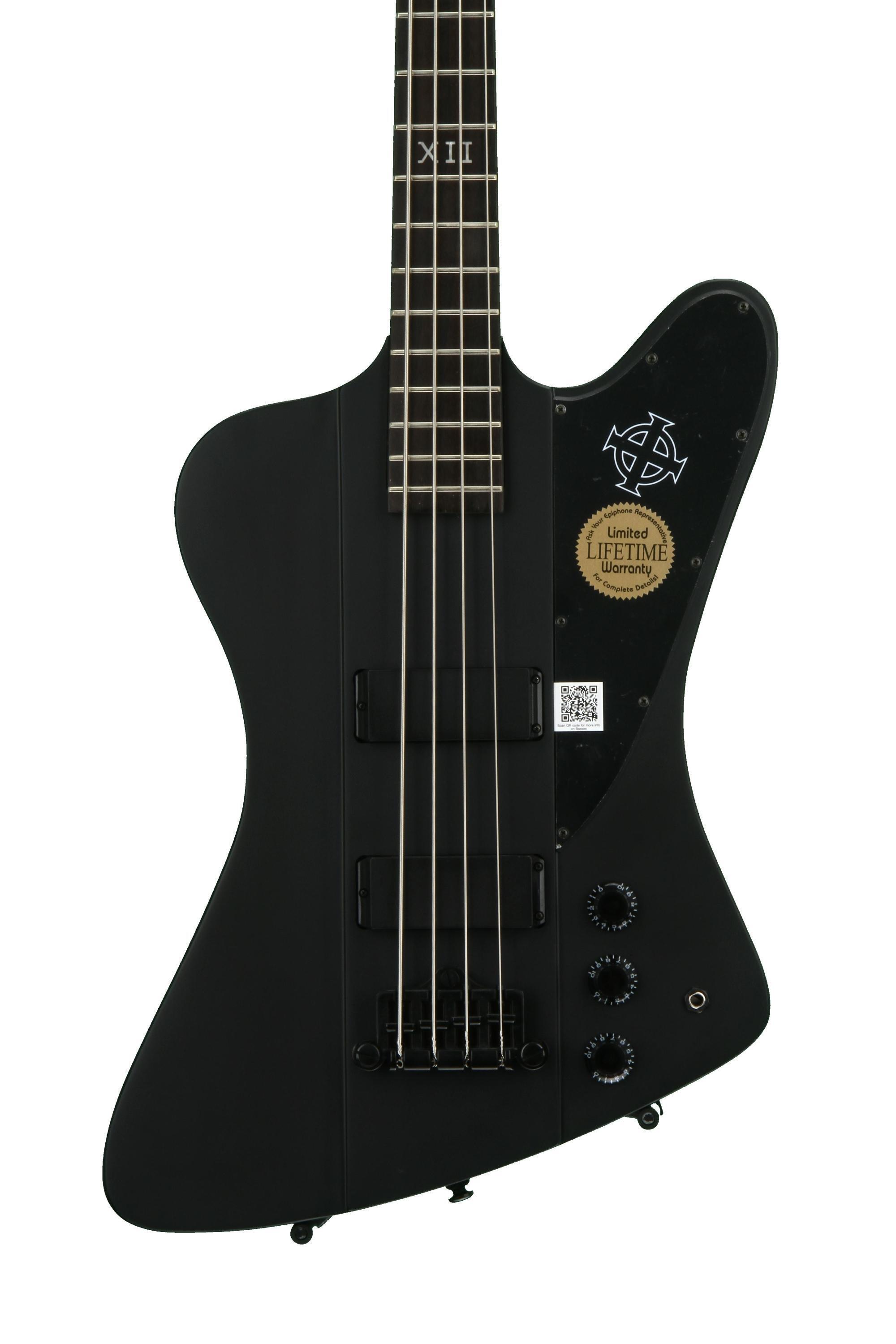 Epiphone Goth Thunderbird IV - Pitch Black | Sweetwater
