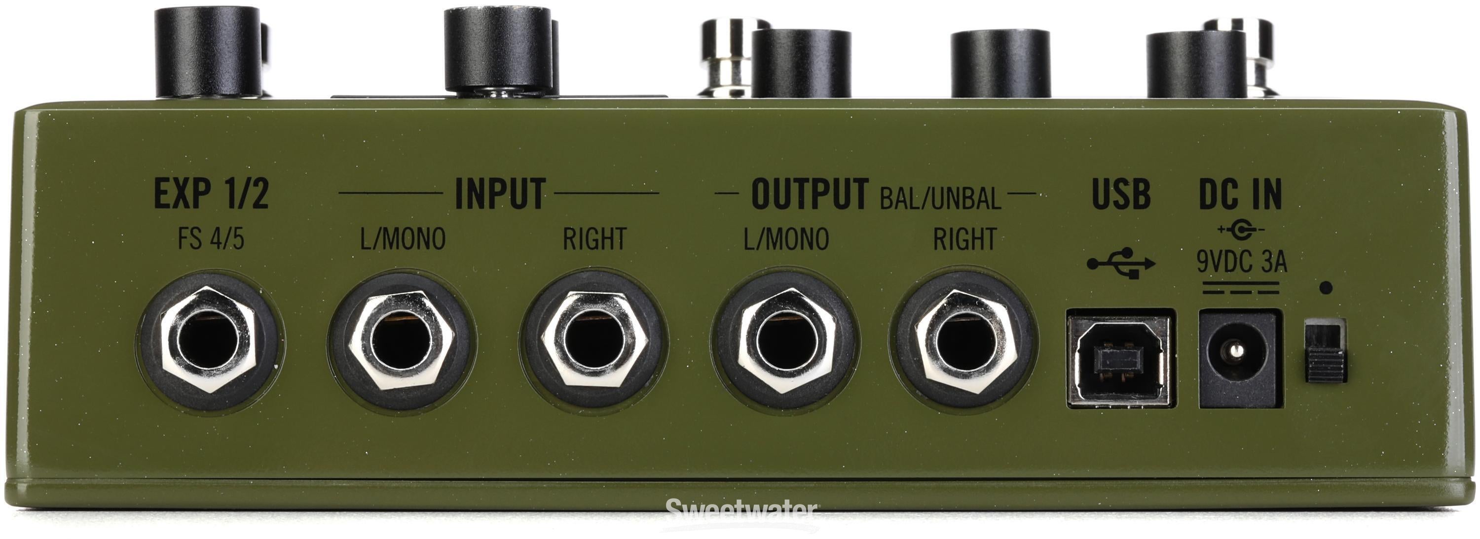 Line 6 HX Stomp Guitar Multi-effects Floor Processor - Olive Green