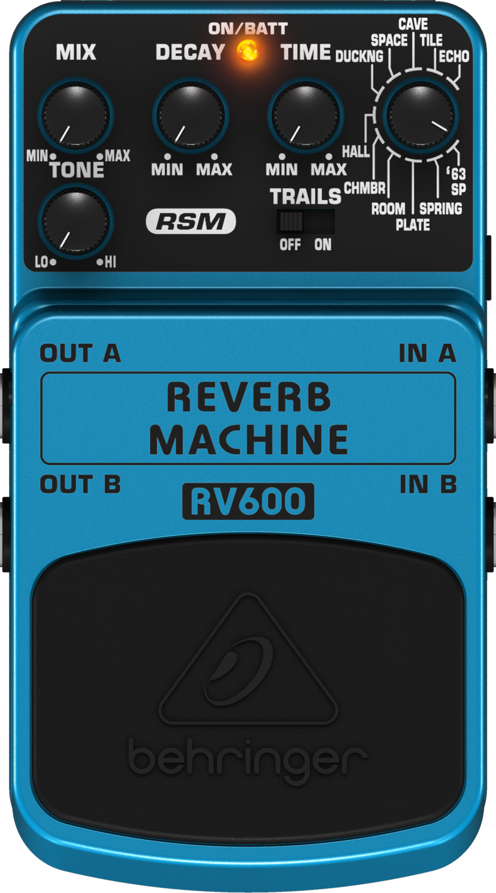 Behringer RV600 Reverb Machine Pedal | Sweetwater