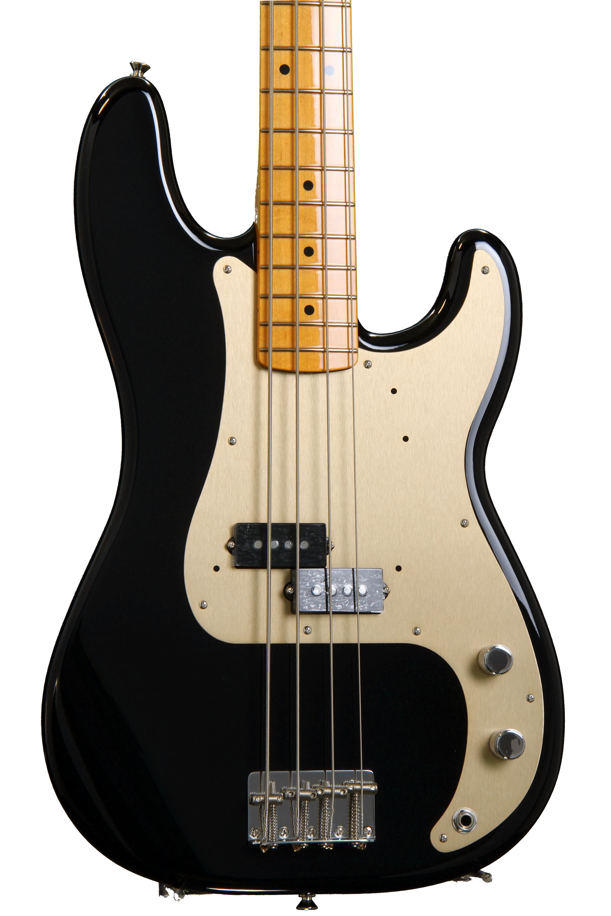 Fender Classic Series '50s Precision Bass Lacquer - Black | Sweetwater