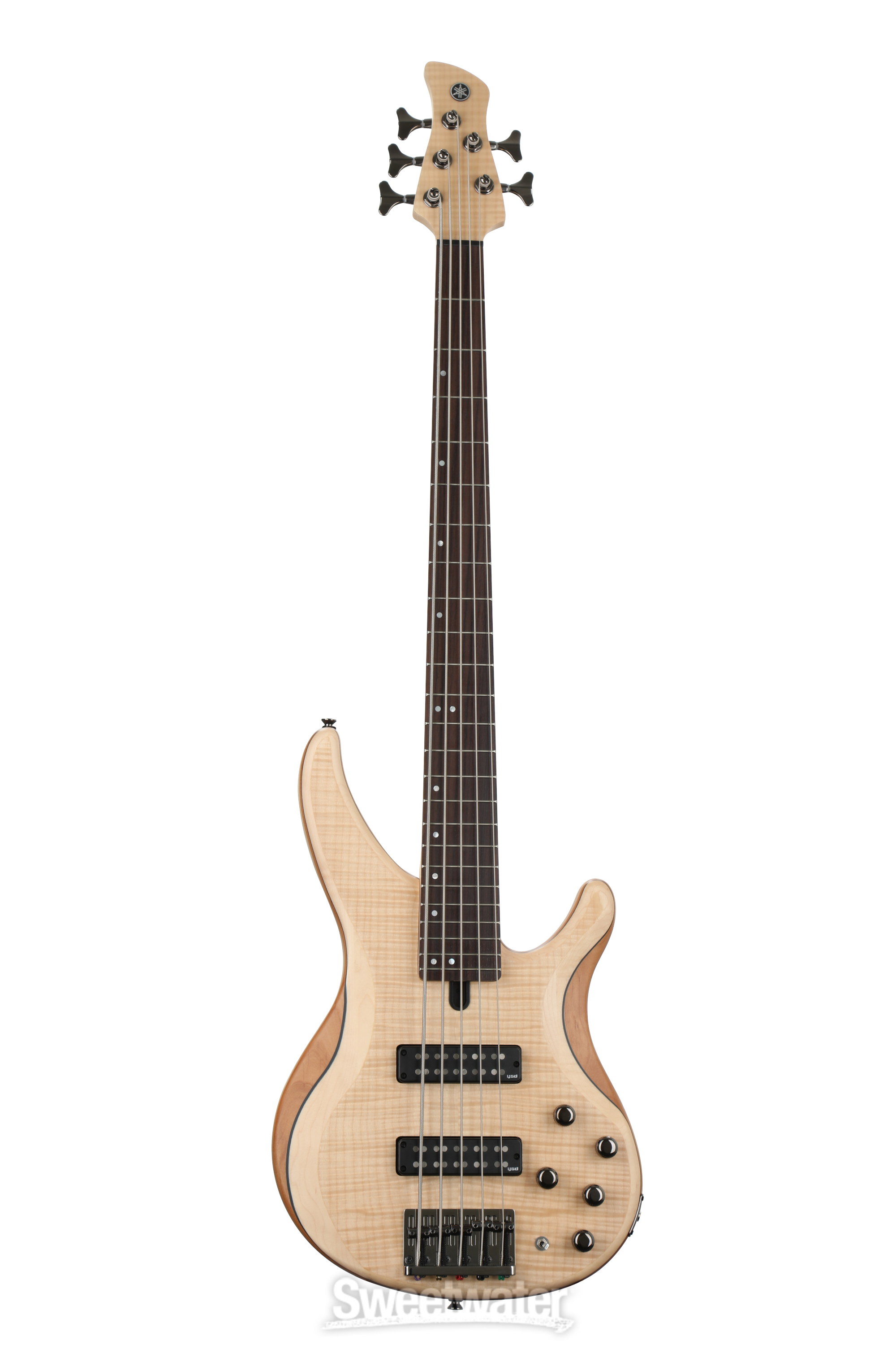 Yamaha TRBX605FM 5-string Bass Guitar - Natural Satin | Sweetwater