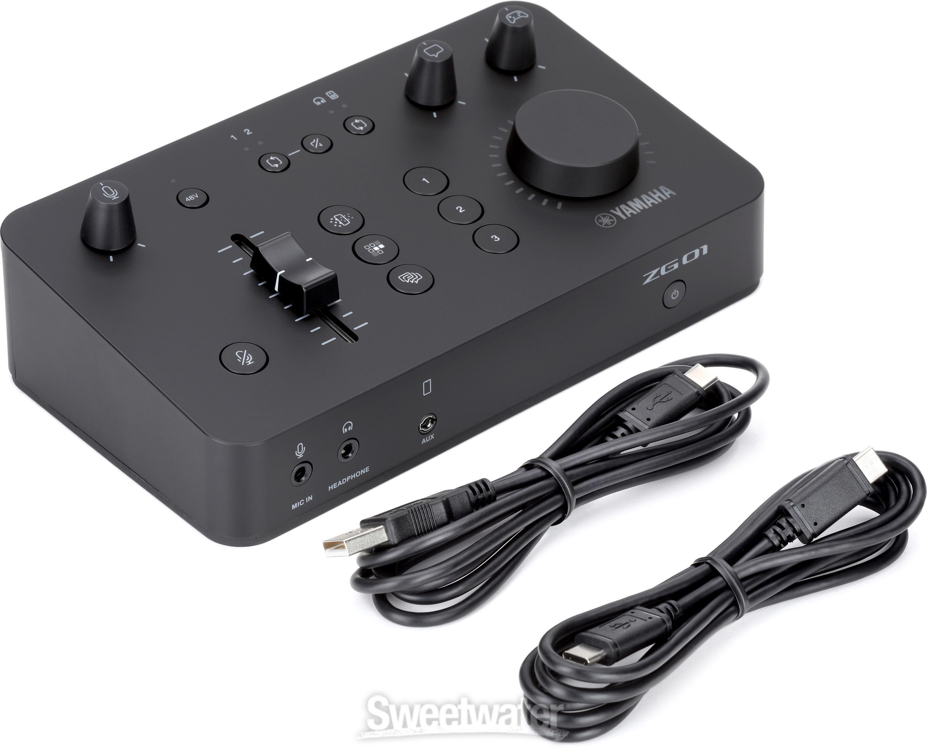Yamaha ZG01 Gaming Mixer - Black | Sweetwater