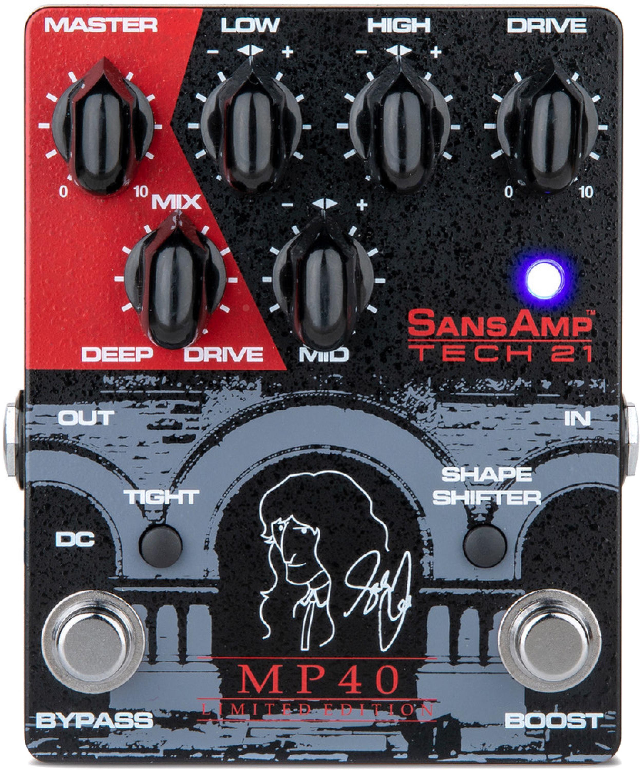Tech 21 Geddy Lee MP40 Limited Edition Signature SansAmp Pedal