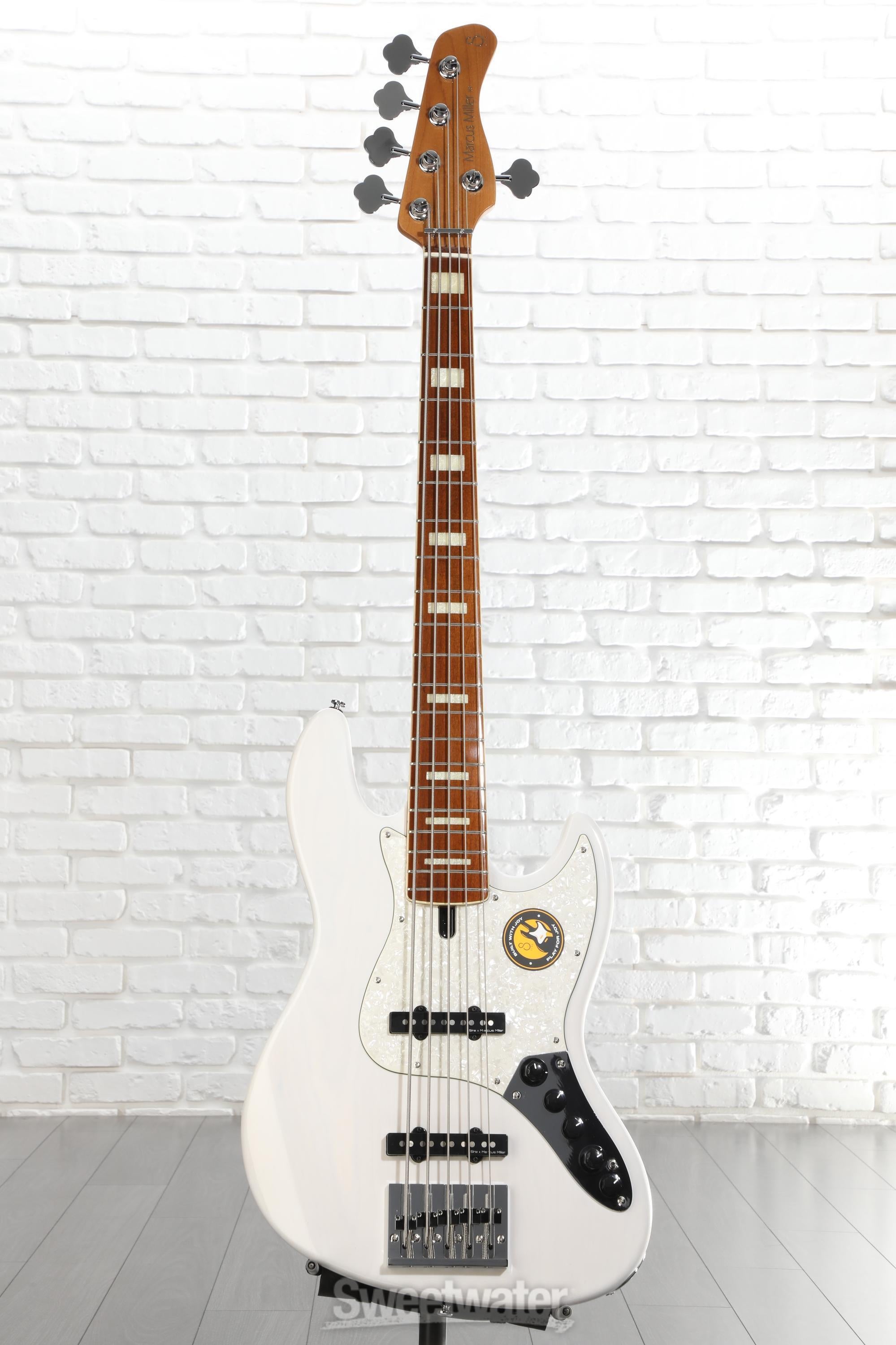 Sire Marcus Miller V8 5-string Electric Bass - White Blonde