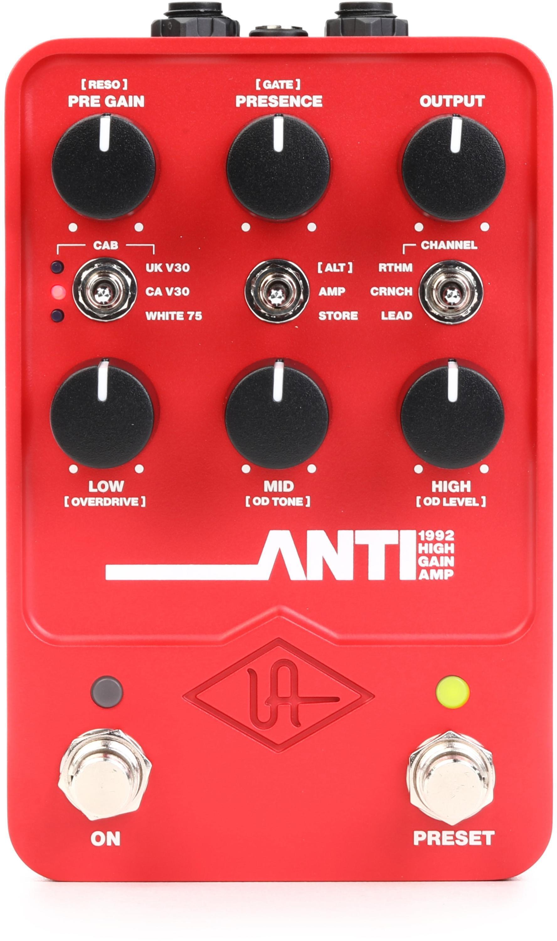 Universal Audio UAFX Anti 1992 High Gain Amp Pedal | Sweetwater