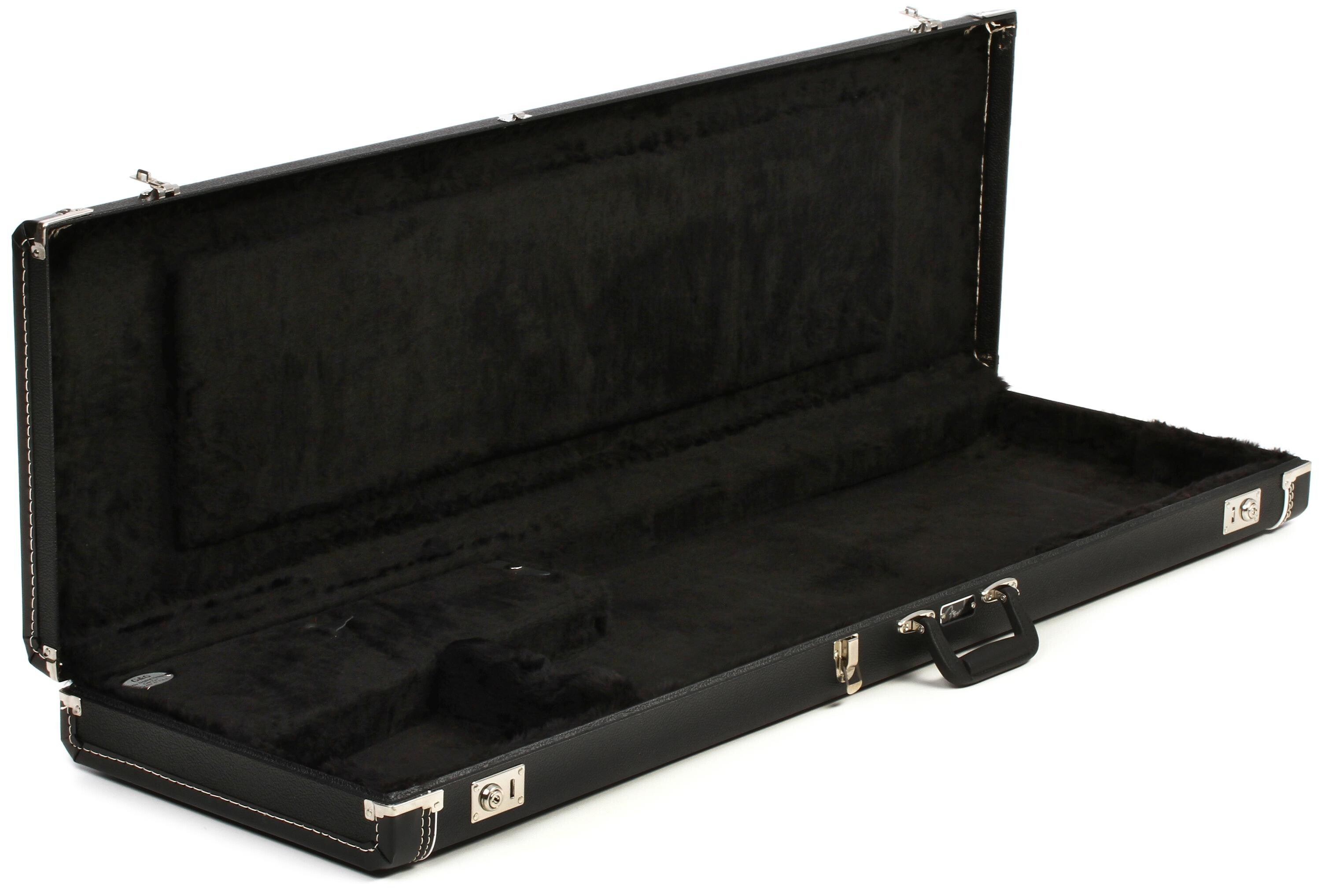 Fender Left-handed P/J Tolex Bass Case - Black | Sweetwater