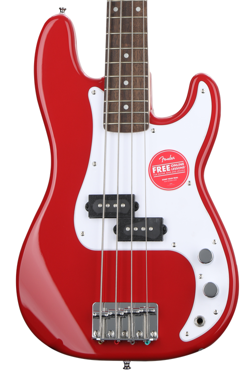 Squier Mini Precision Bass - Dakota Red | Sweetwater