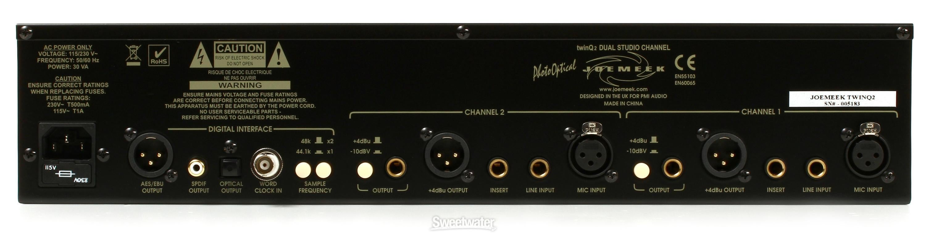 Joemeek twinQ2 | Sweetwater