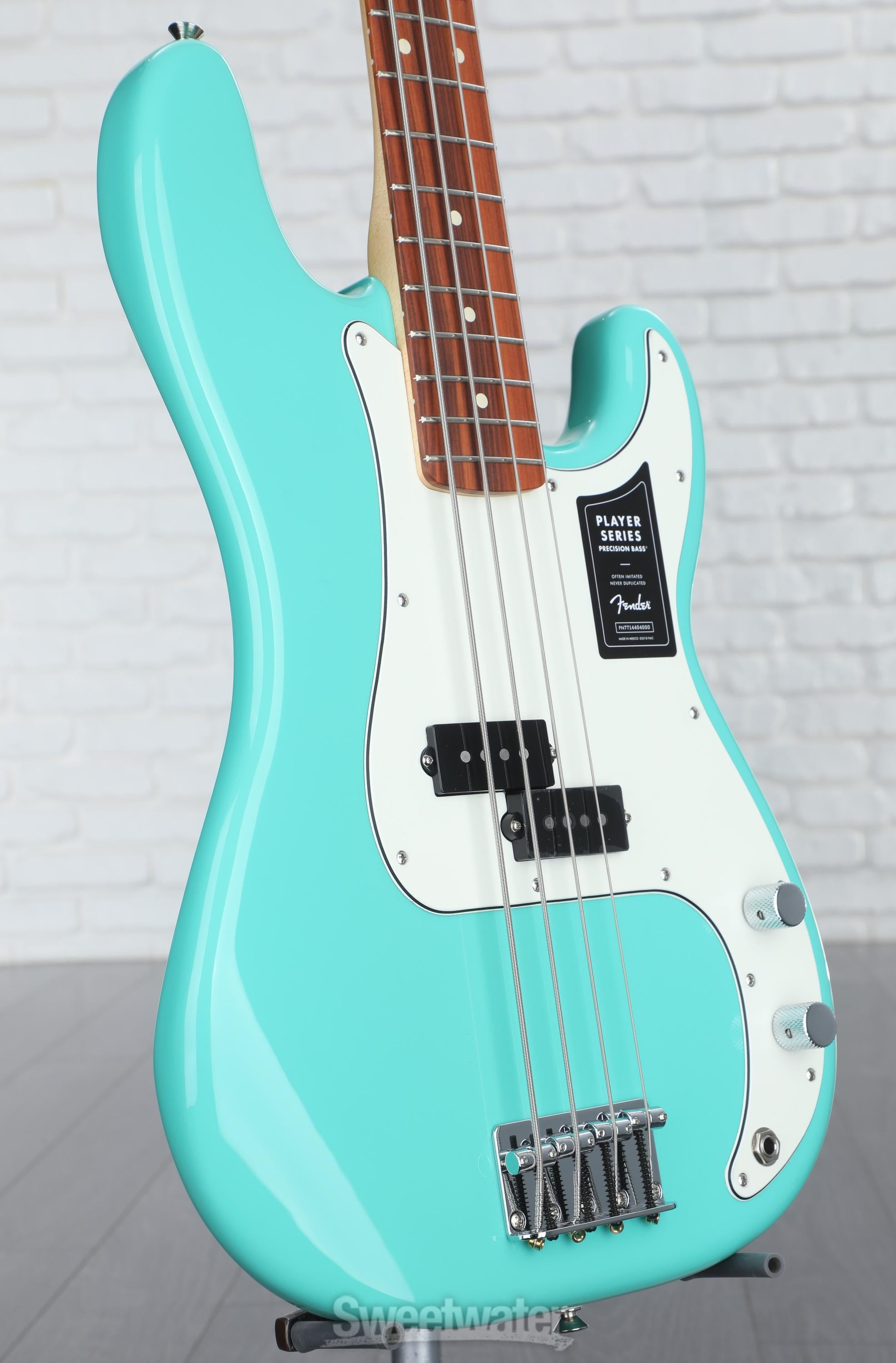 Fender Player Precision Bass - Sea Foam Green Pau Ferro