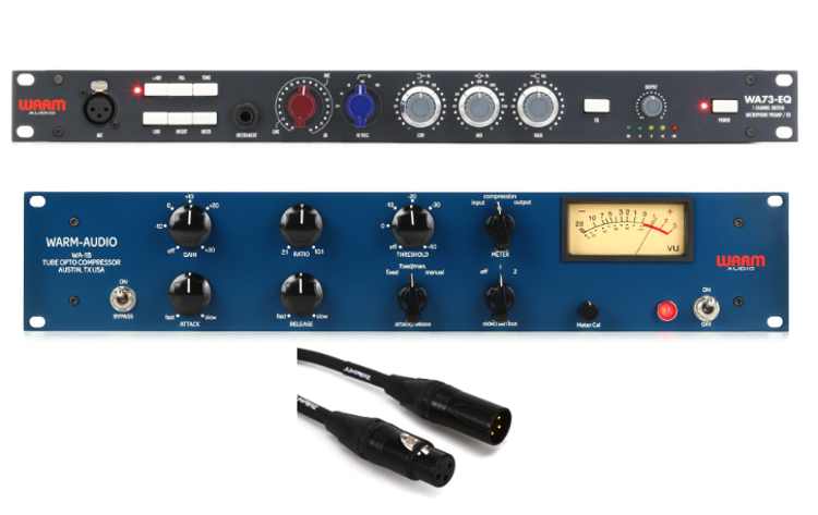 Warm Audio WA73-EQ Microphone Preamp & EQ and WA-1B Optical