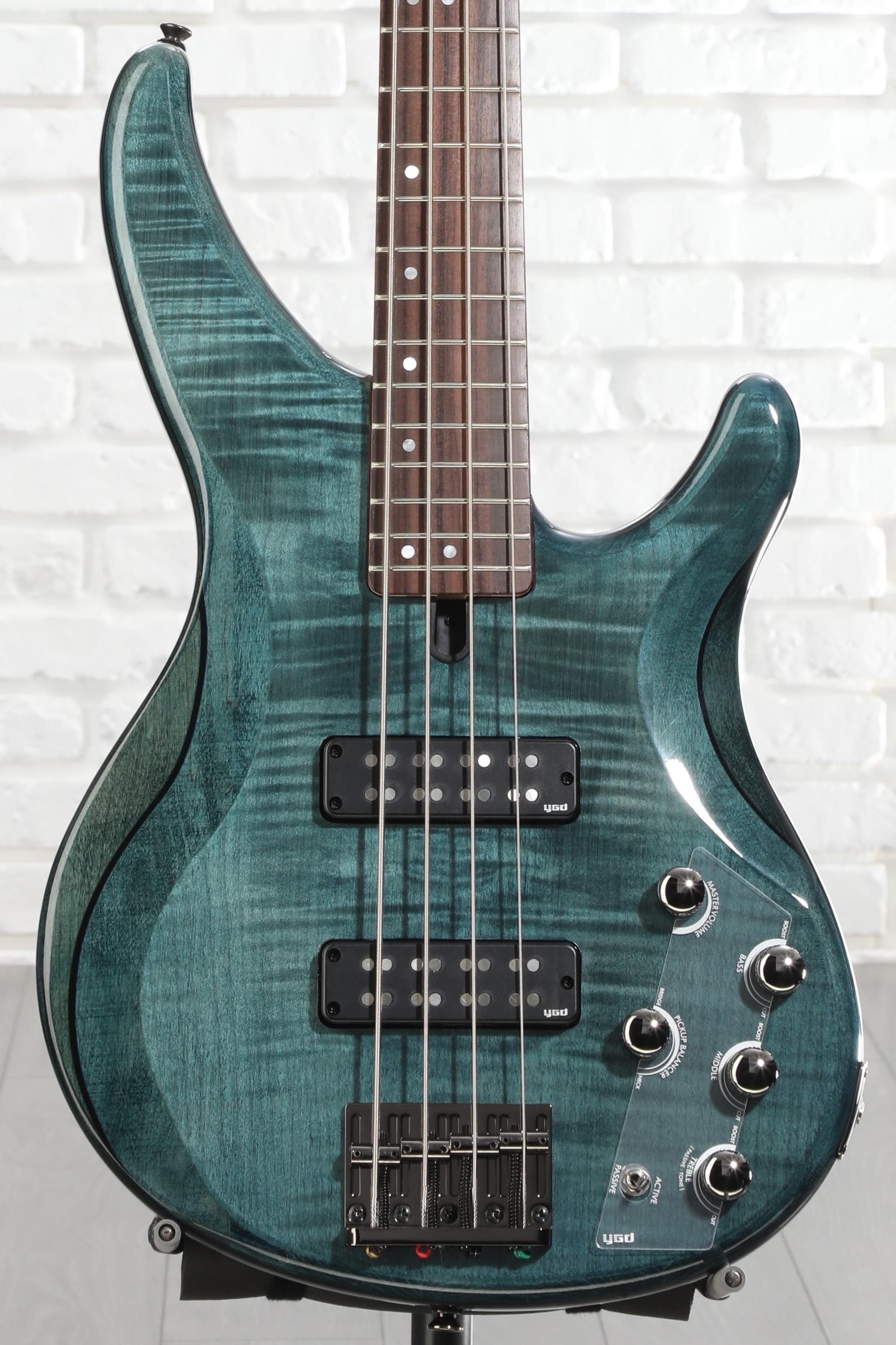 Yamaha TRBX604FM 4-string Bass Guitar - Indigo Blue | Sweetwater