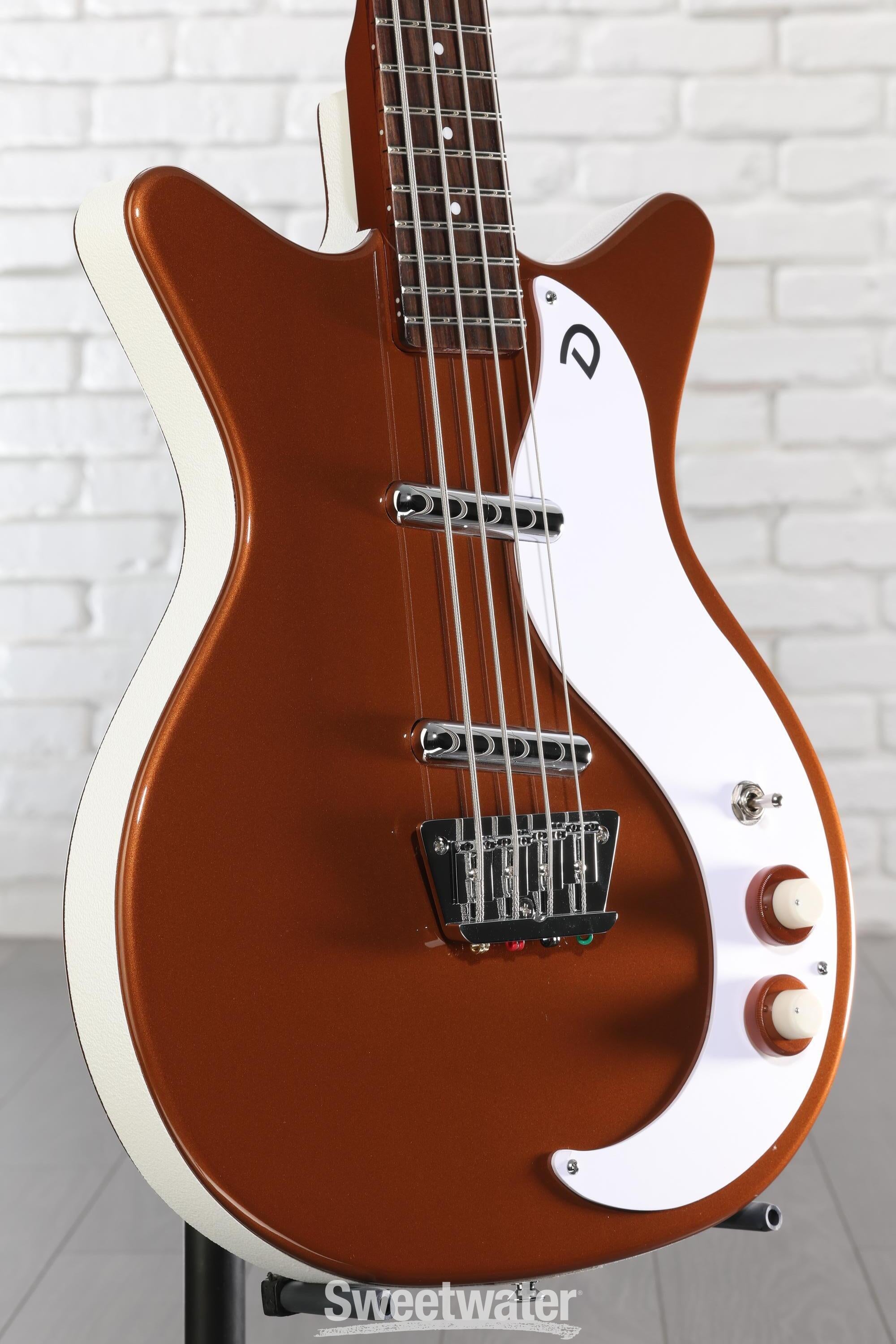 Danelectro '59DC Short Scale Bass Guitar - Copper | Sweetwater