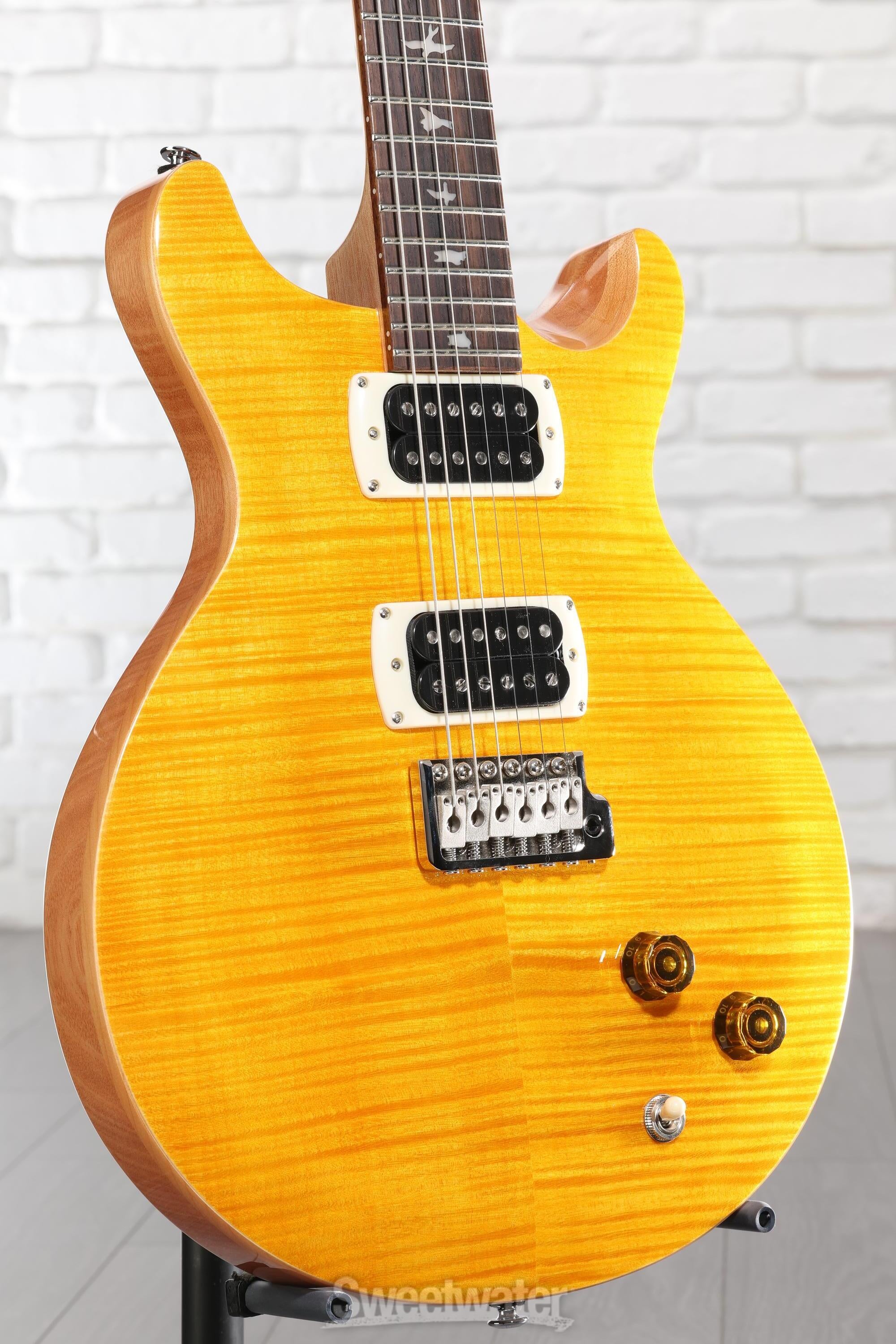 PRS SE Santana Electric Guitar - Santana Yellow | Sweetwater
