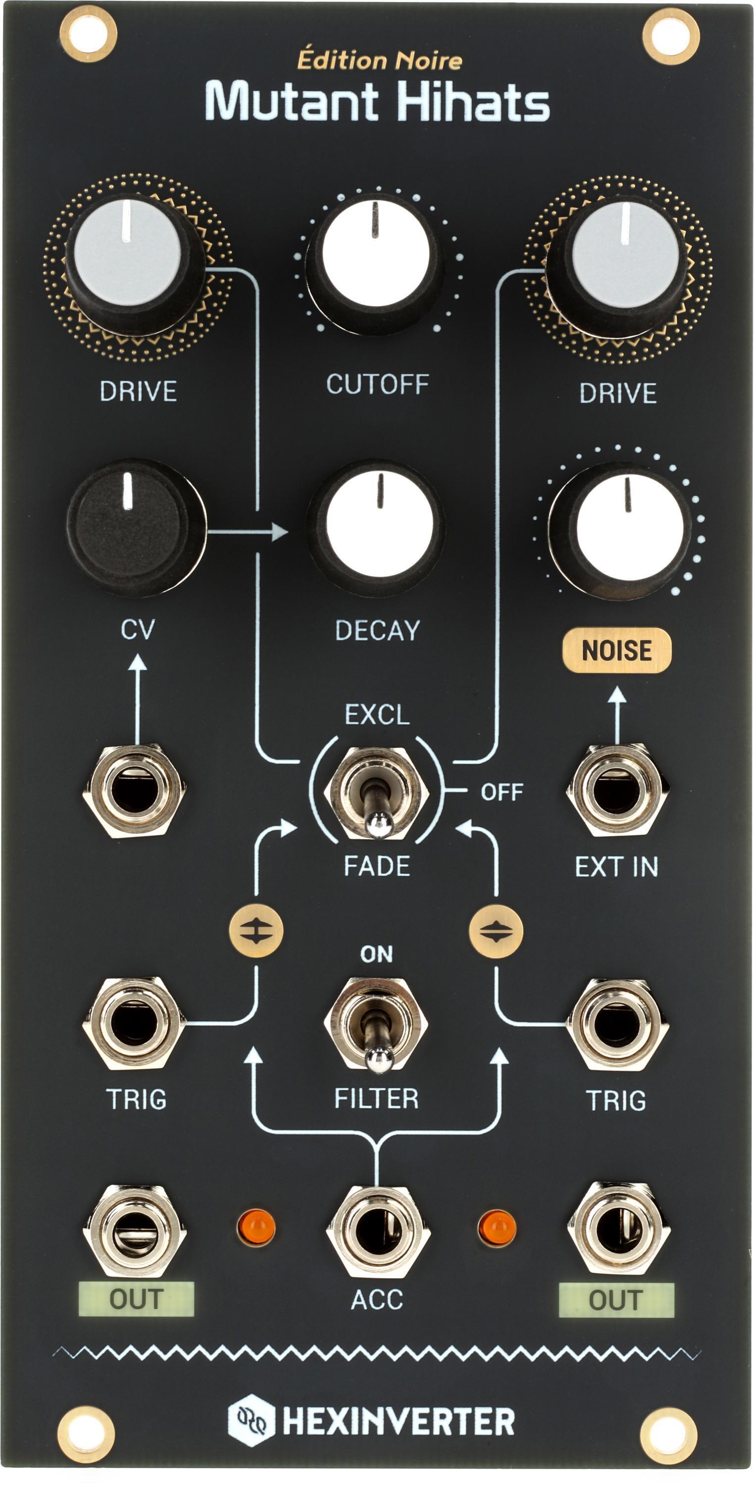 Erica Synths Hexinverter Mutant Hihats Eurorack Module - Édition