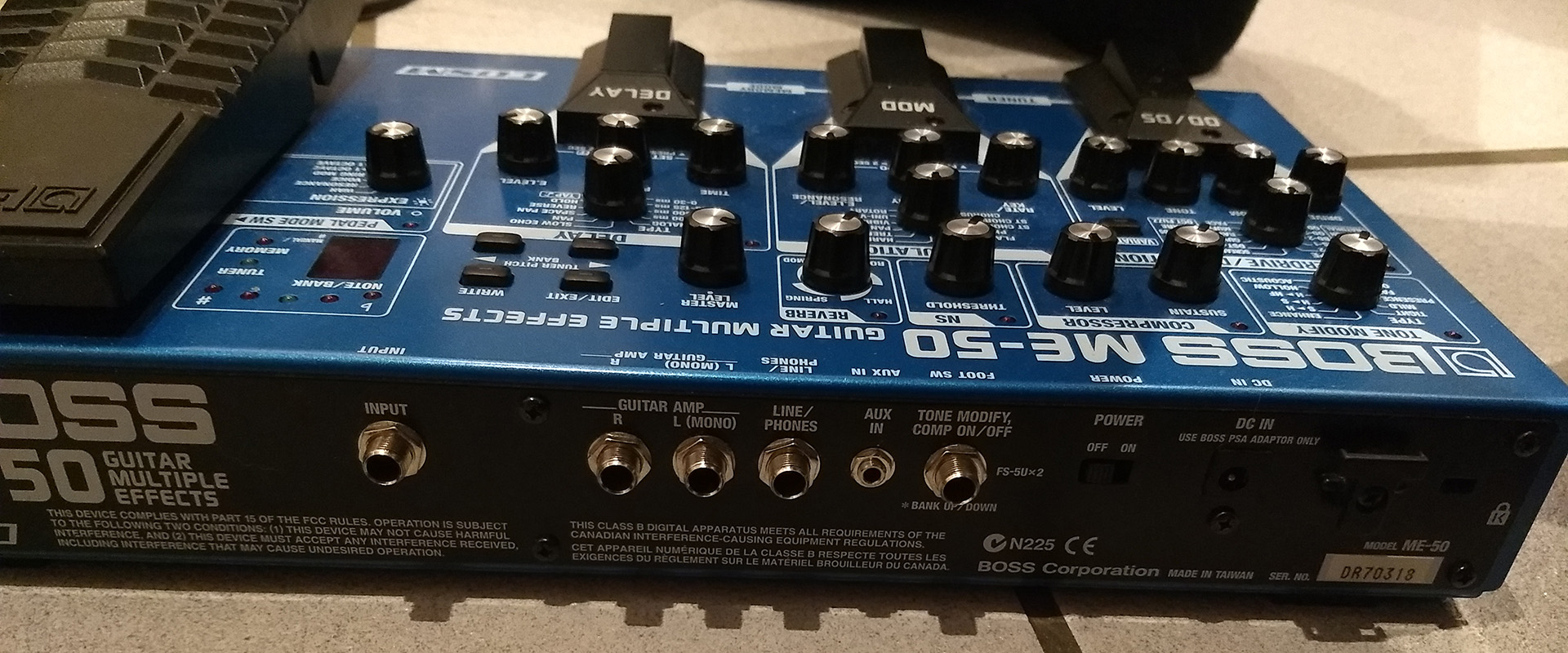 ME-50 - Boss ME-50 - Audiofanzine