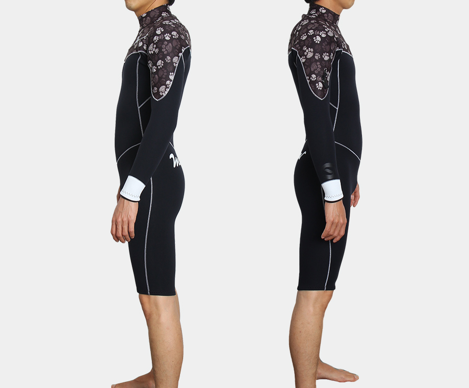 メローウェットスーツ セミドライ 170cm/68kgオーダー品 サーフィン用