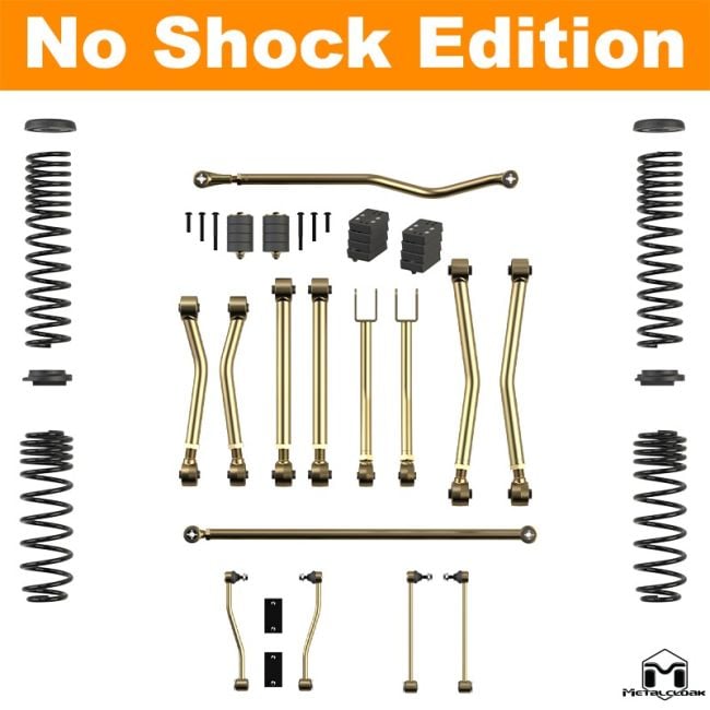 Jeep JL Wrangler 2.5 Overland Suspension Lift Kit | Metalcloak