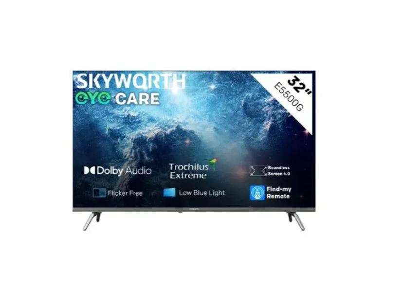 Skyworth 32″ HD Google Smart TV – 32E5500G | Metro Home Centre