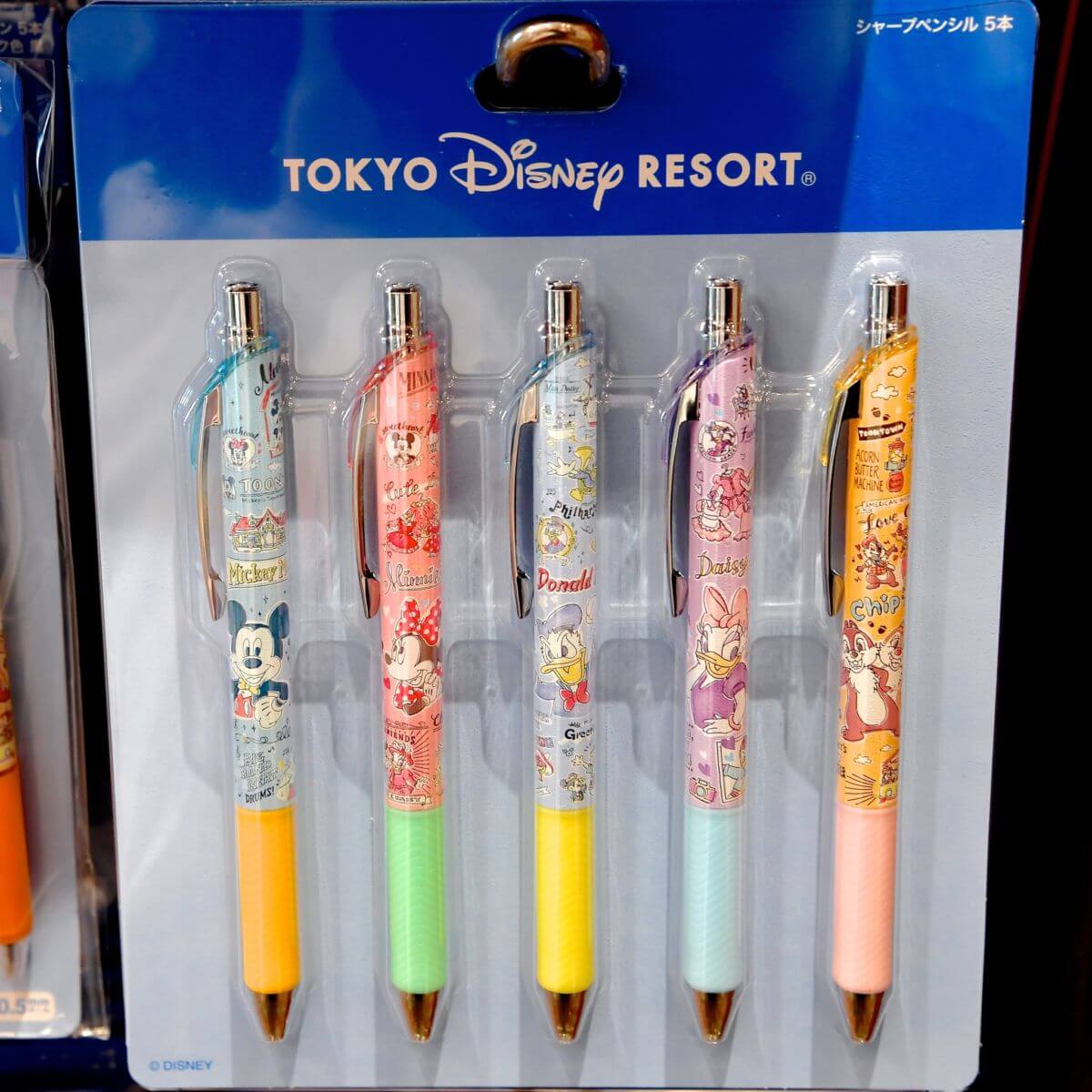 水彩画風のミッキー&フレンズ！東京ディズニーランド 文房具・お土産 -