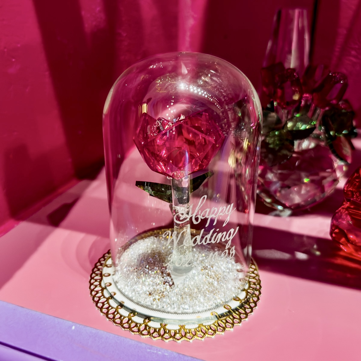 キラキラなストーン入り！東京ディズニーランド『美女と野獣』ローズ