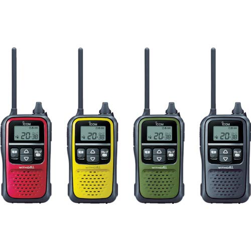 ICOM IC-24 デュアルバンドトランシーバー無線機+乾電池電源ほぼ未使用