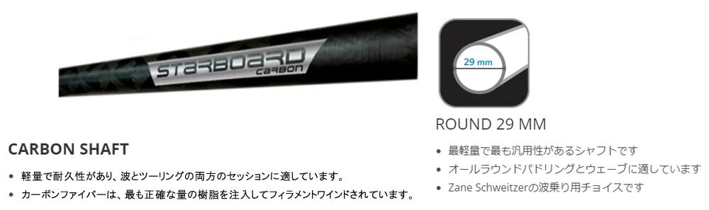 Amazon | 22-23 STARBOARD LIMA TUFSKIN PADDLE 29MM S35 ADJ 3PCS