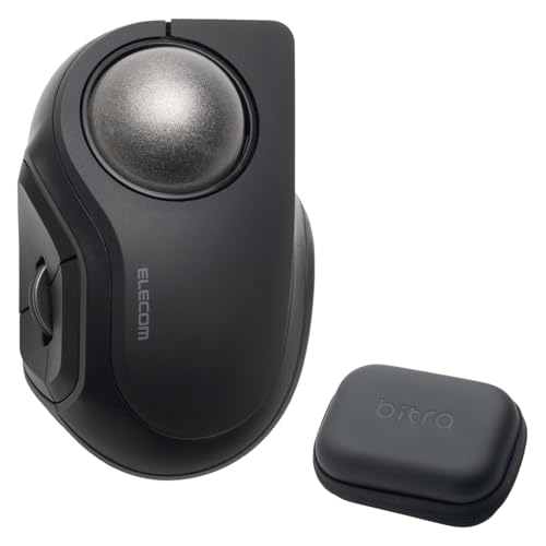 Amazon.co.jp: エレコム トラックボールマウス bitra 静音 人差し指