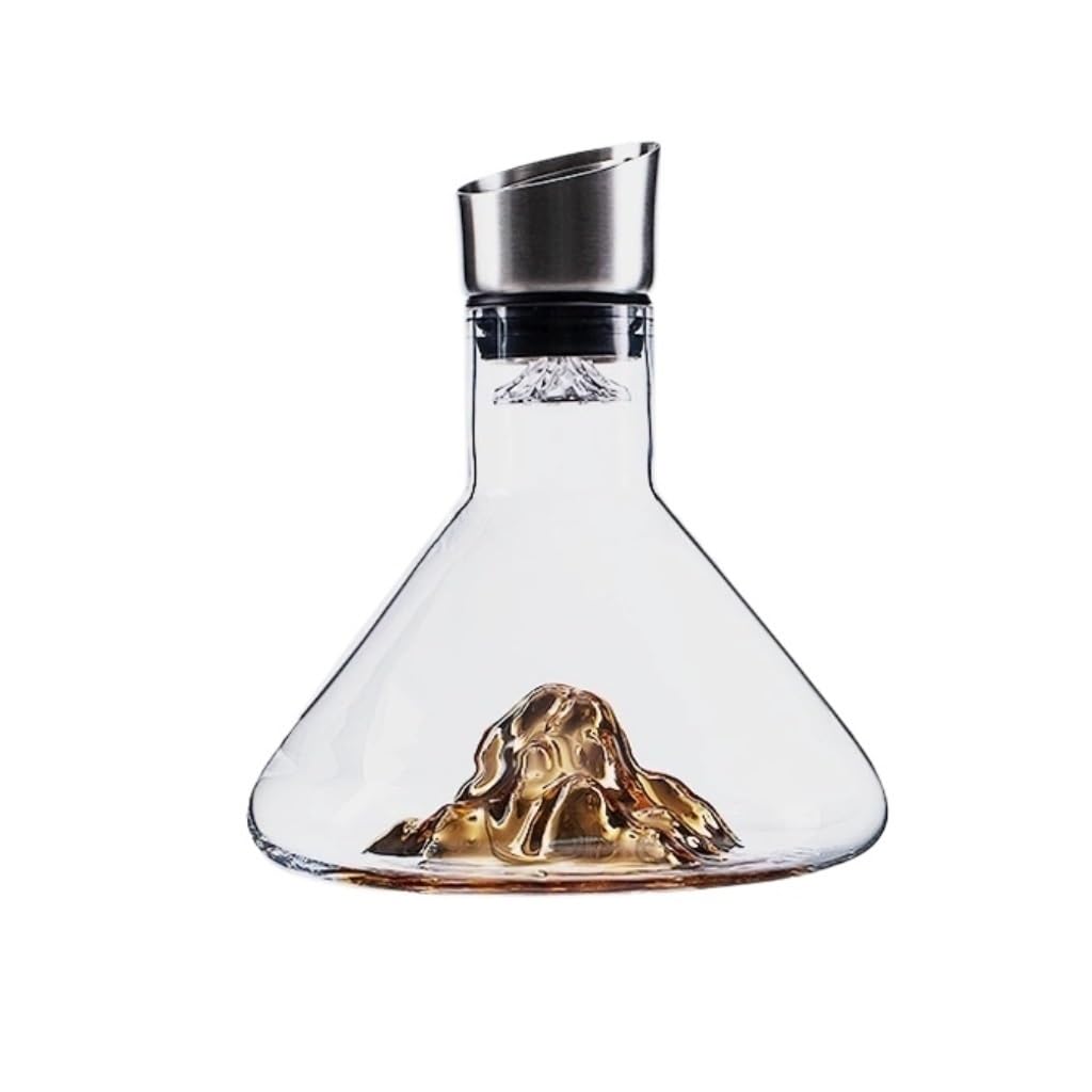 Amazon | デキャンタ Iceberg 急速赤ワインデカンタ 蓋付き ホーム