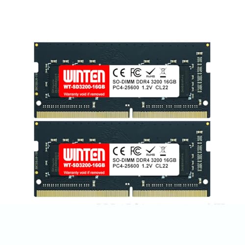 Amazon.co.jp: WINTEN ノートPC用メモリ DDR4-3200 32GB（16GB×2枚