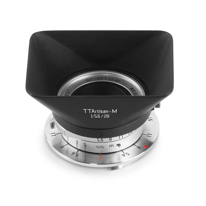 Amazon | TTArtisan 28mm F5.6 Mマウント ライカM シルバー レンズ 銘