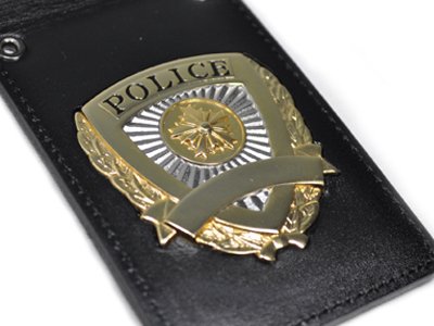 Amazon.co.jp: 警察手帳 レプリカ (黒革 ノーマルタイプ) 日本製