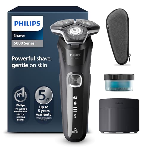 Philips Shaver Series 5000 - Wet & Dry Mens Electric Shaver with