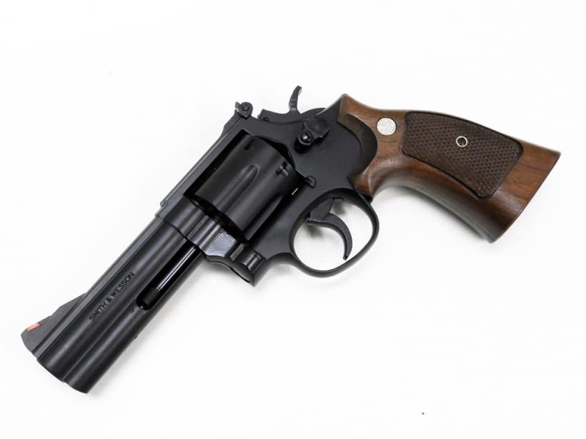 Amazon | [マルシン] S&W M586 .357マグナム 4インチ 木製グリップ