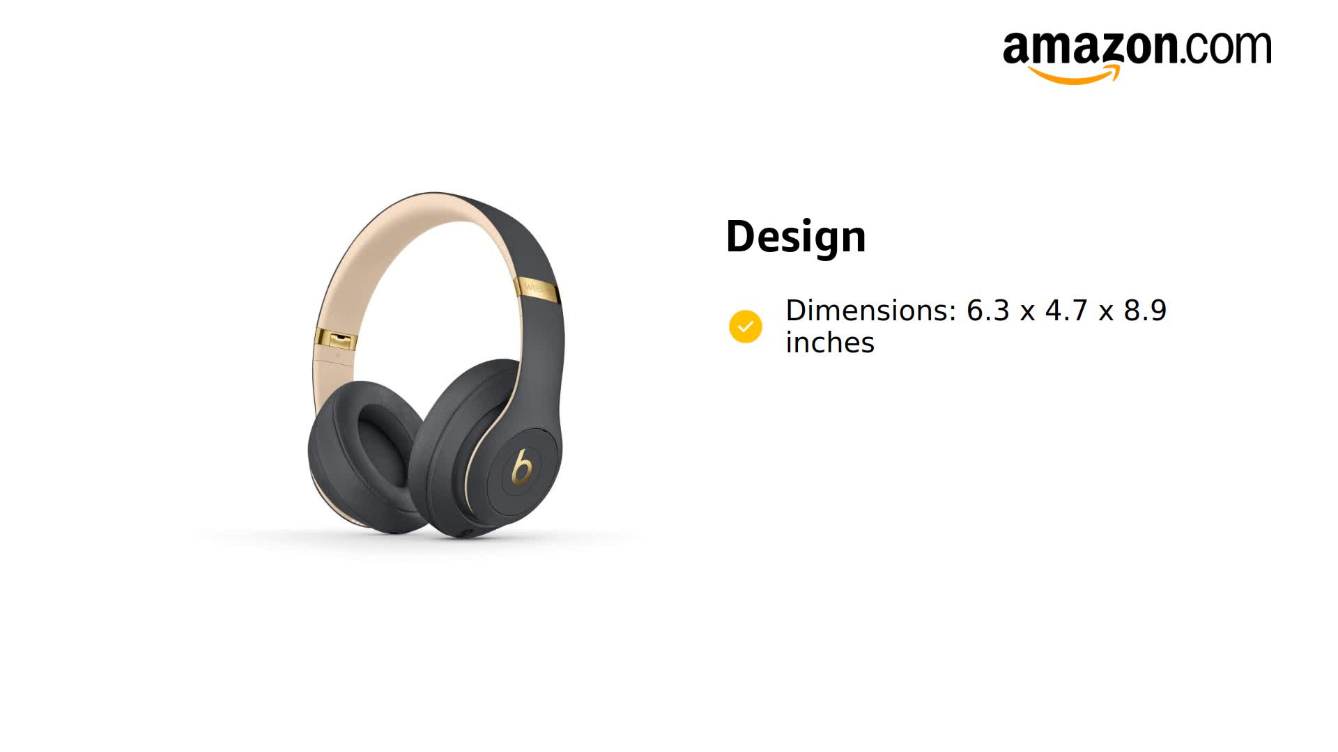 Amazon.com: Beats Studio3 Wireless Headphones - Shadow Gray