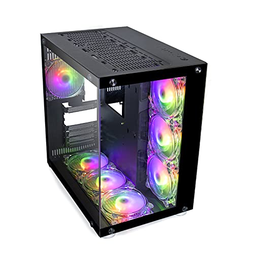 aigo AZ300 Computer Case mid Tower 3.0 USB Tempered Glass Panel