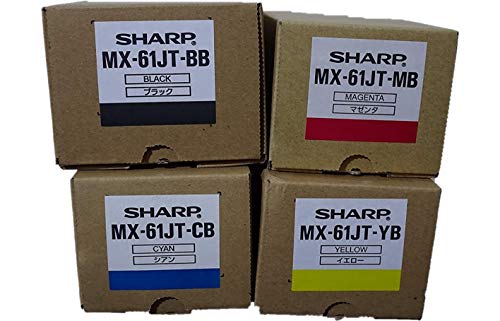 Amazon.co.jp: Sharp MX-61JT-BB/CB/MB/YB 4 Color Set Genuine