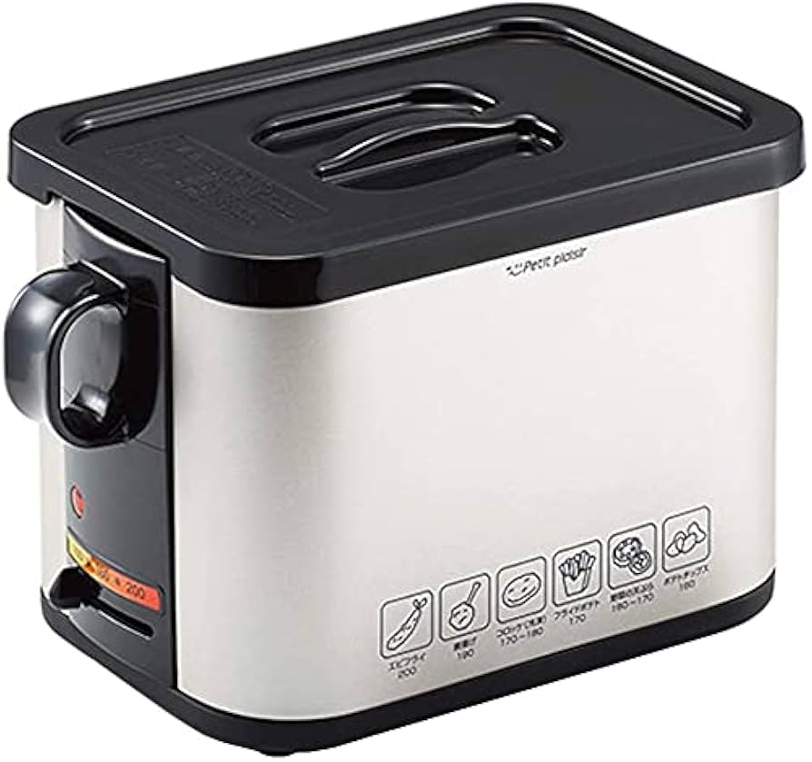 Amazon.co.jp: 丸山技研 プチ・プレジール 電気 角形 フライヤー 火を