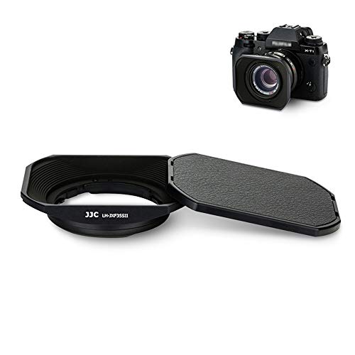 Amazon | JJC メタル 正方形 レンズフード + フードキャップ 富士