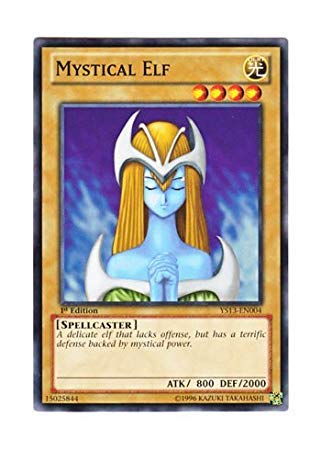 Amazon.co.jp: 遊戯王 英語版 YS13-EN004 Mystical Elf ホーリー